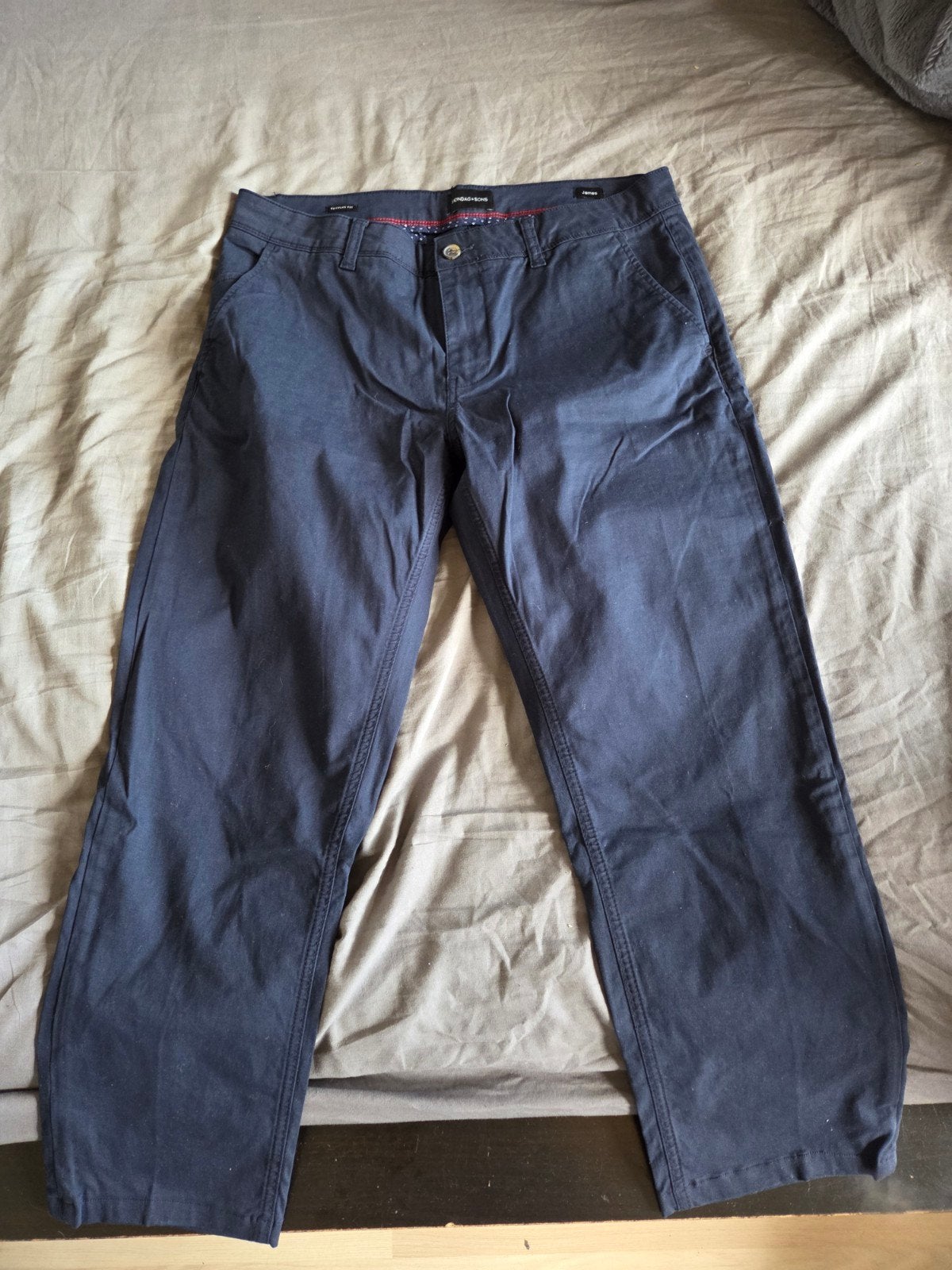 Sondag & Sons James Regular Fit Chino - W38 L30, Sondag & Sons, Blauw, Overige maten, Ophalen of Verzenden