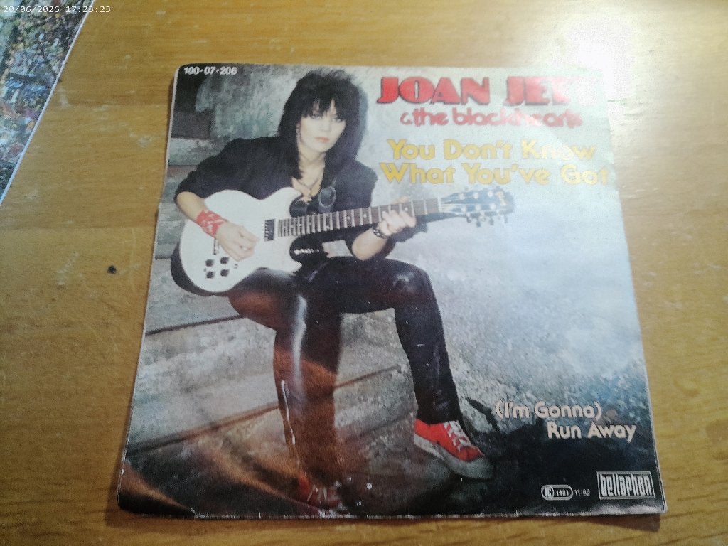 Joan Jett & the Blackhearts - you don't know what you got, Fotohoes, Ophalen of Verzenden, Gebruikt, Rock en Metal