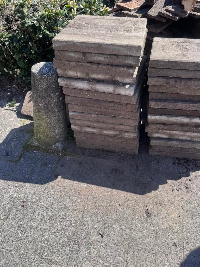 Tegels GRATIS AFHALEN!!!, Tuin en Terras, Ophalen of Verzenden, Gebruikt, Beton, Terrastegels