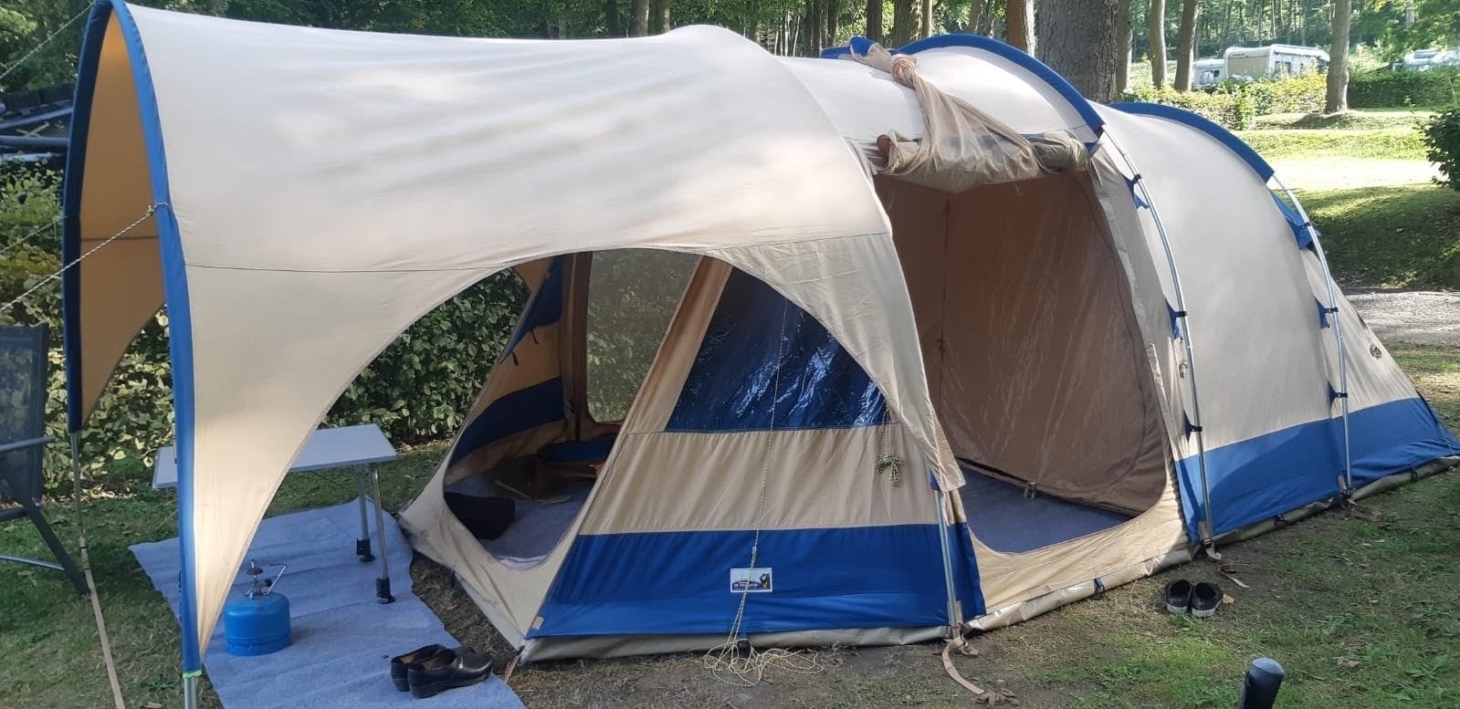 Vrijbuiter tent, Ophalen
