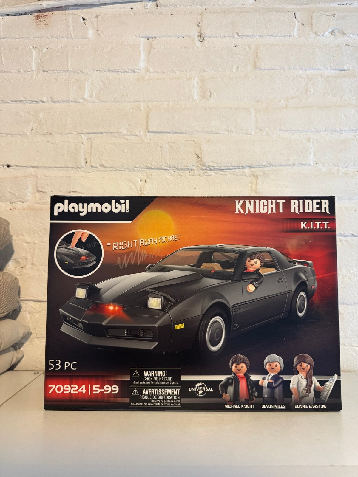 Playmobil Knight Rider K.I.T.T. (70924), Ophalen of Verzenden, Nieuw, Jongen of Meisje