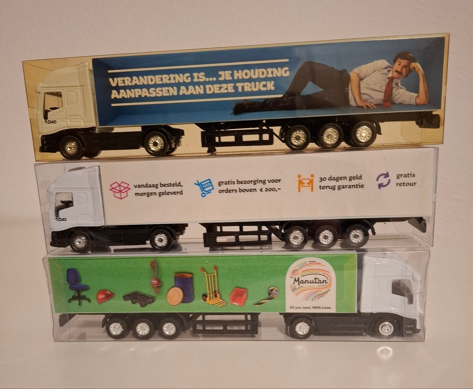 Set van 3 DAF XF 105 modelvrachtwagens, Overige merken, 1:50 of kleiner, Nieuw, Ophalen of Verzenden