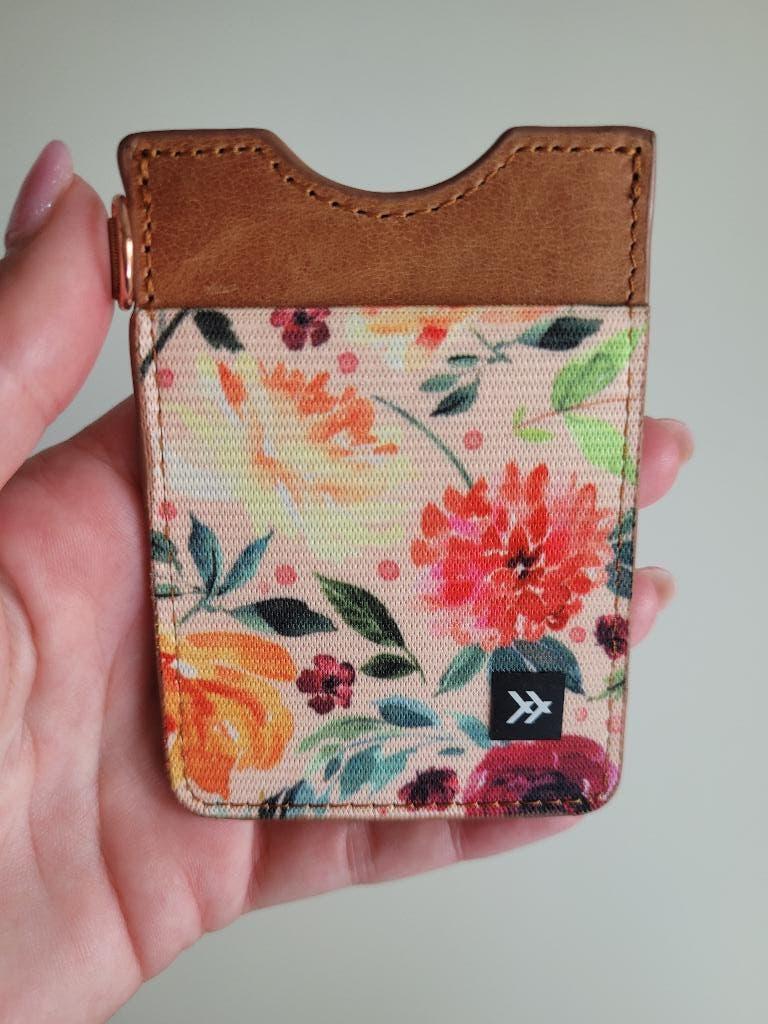 Thread lederen pasjeshouder, Ophalen of Verzenden, Nieuw, Bruin, Leer