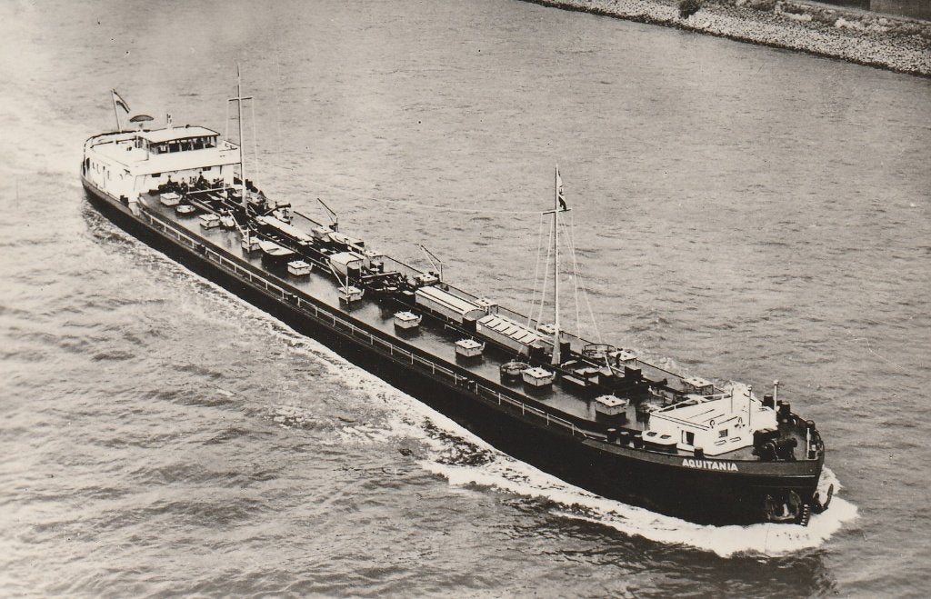 Tanker Aquitania, Ophalen of Verzenden, Nieuw, Motorboot, Kaart, Foto of Prent