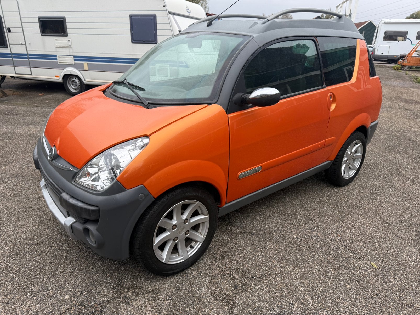 Aixam Crossline door inruil verkregen, Auto's, Dealer onderhouden, Stof, Overige kleuren, Diesel