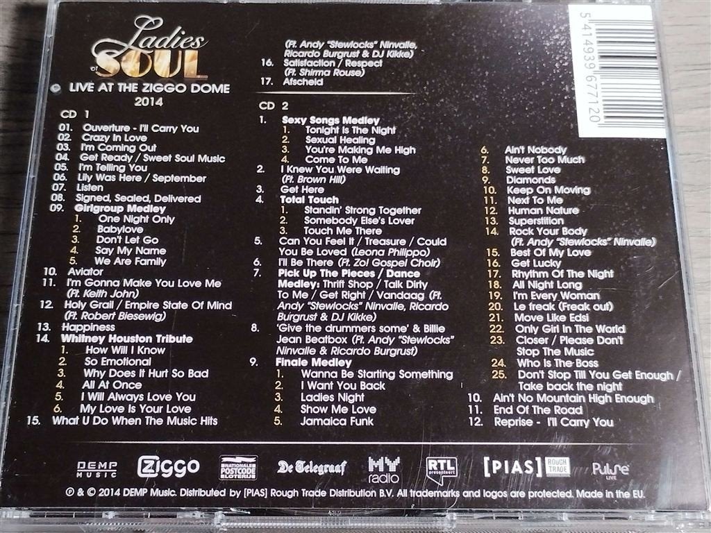 Ladies Of Soul ‎– Live At The Ziggo Dome 2014 [2CD], Ophalen of Verzenden, Zo goed als nieuw