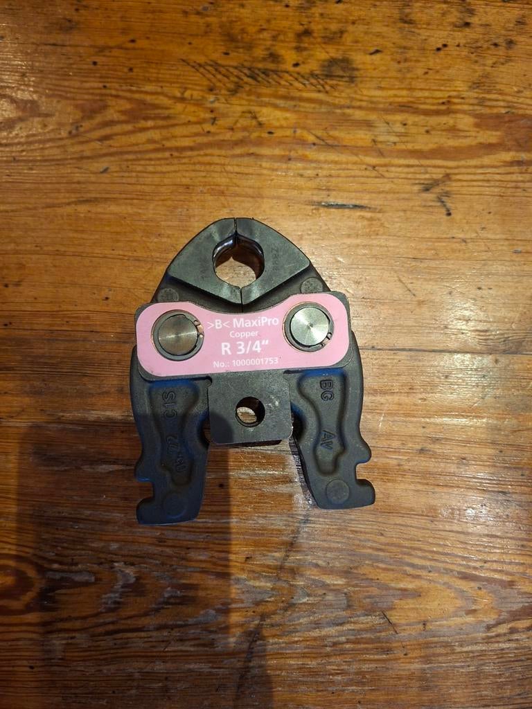 Rothenberger MaxiPro R 3/4" persbek voor koper, Doe-het-zelf en Verbouw, Gereedschap | Handgereedschap, Gebruikt, Ophalen of Verzenden