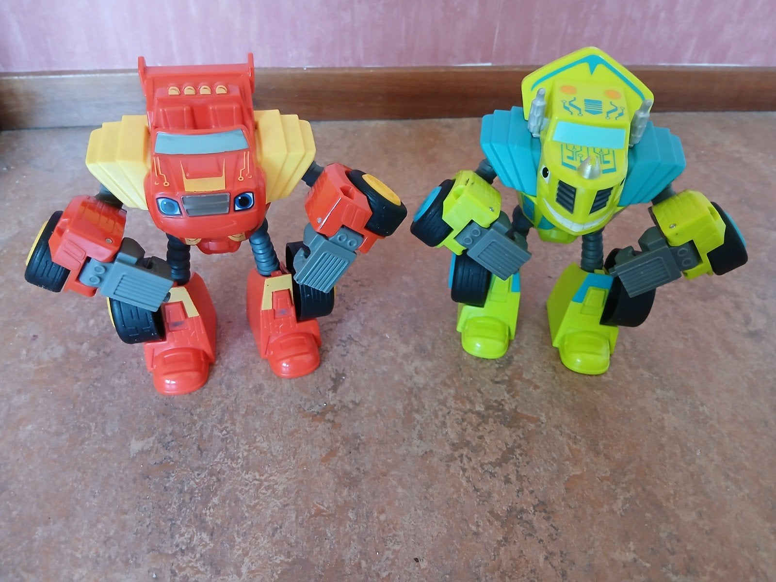 Blaze en de monsterwielen robot transformers ong. 20 cm, Overige generaties, Ophalen of Verzenden