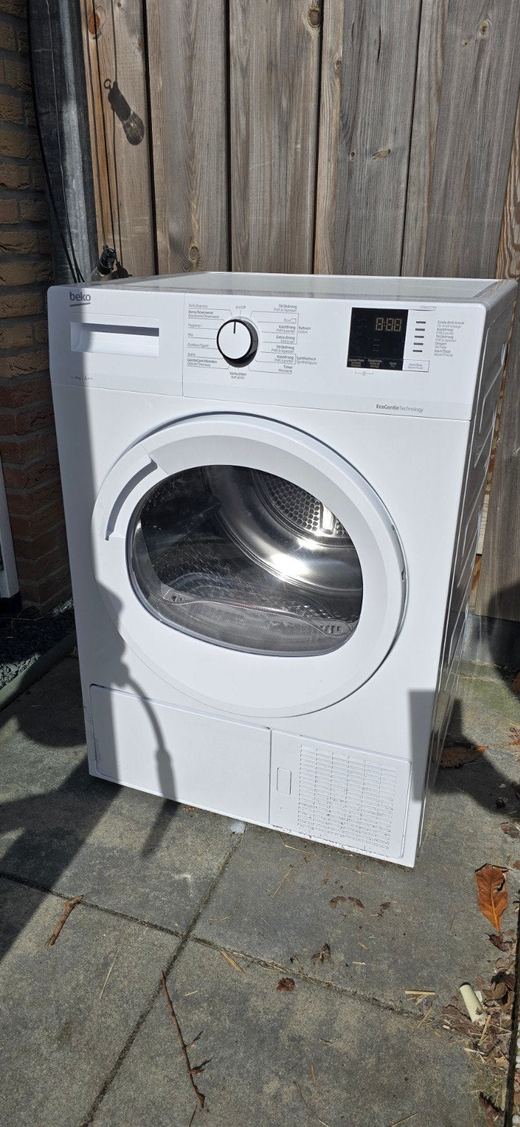 Beko DF8421TX0 Condensdroger - 2 jaar oud, defecte sensor, Ophalen, 8 tot 10 kg, Niet werkend, 85 tot 90 cm