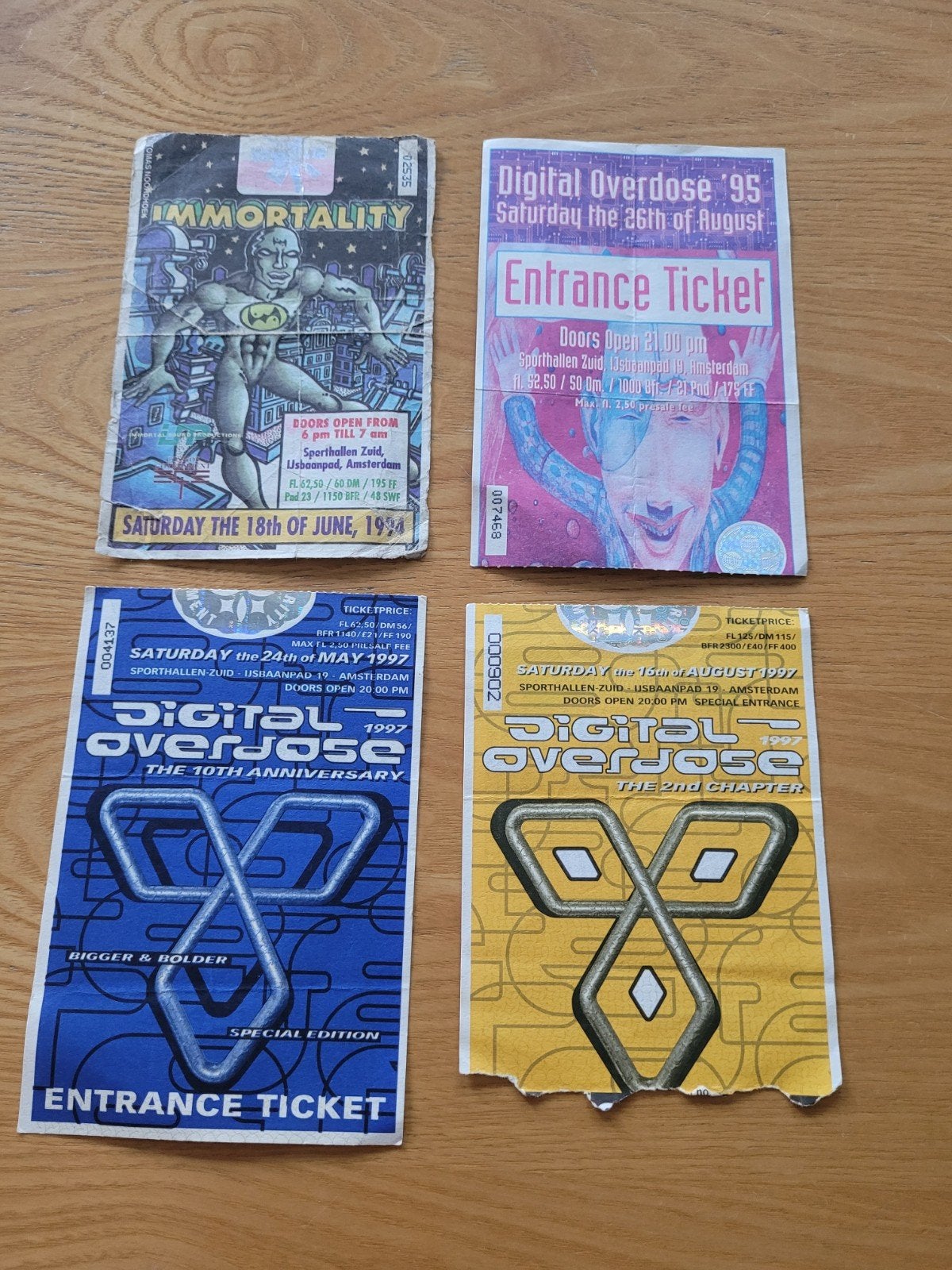Digtal overdose tickets ( ISP gabber thunderdome hardcore ), Ophalen of Verzenden