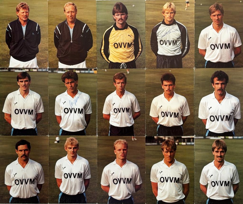 15 Spelerskaarten SC Veendam - seizoen 1986/1987, Verzamelen, Verzenden, Zo goed als nieuw, Ajax, Spelerskaart