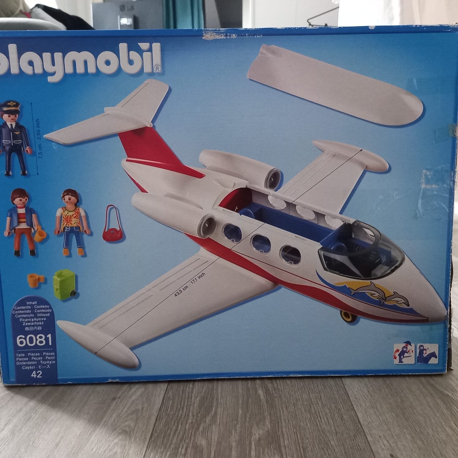 Playmobil Summer Fun Privéjet (6081). COMPLEET, Ophalen of Verzenden, Zo goed als nieuw