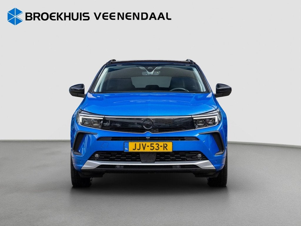 Opel Grandland 1.6 Turbo Plug-In Hybrid Ultimate | Trekhaak, Auto's, Opel, 12 maanden, 4 cilinders, Blauw, Automatische klimaatregeling