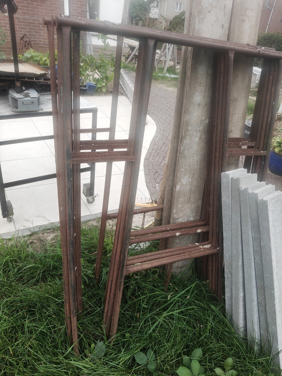 6 stuks Metselschragen 160cm hoog, Doe-het-zelf en Verbouw, Ophalen, Gebruikt, Overige typen, Minder dan 2 meter