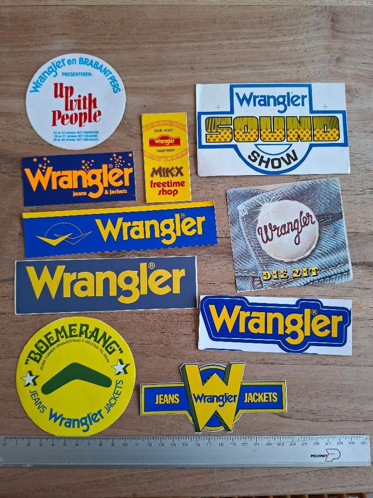 Stickers Wrangler, Verzamelen, Verzenden, Zo goed als nieuw, Merk