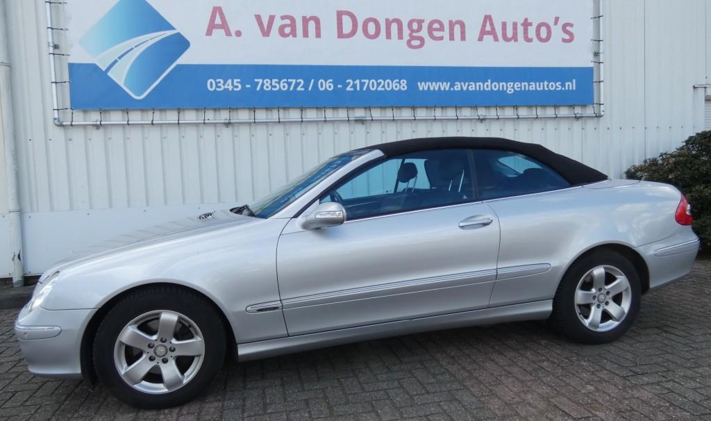 Mercedes-benz CLK-KLASSE 240 AVANTGARDE Automaat,Xenon,APK 2, Automaat, Gebruikt, Open dak, 2597 cc