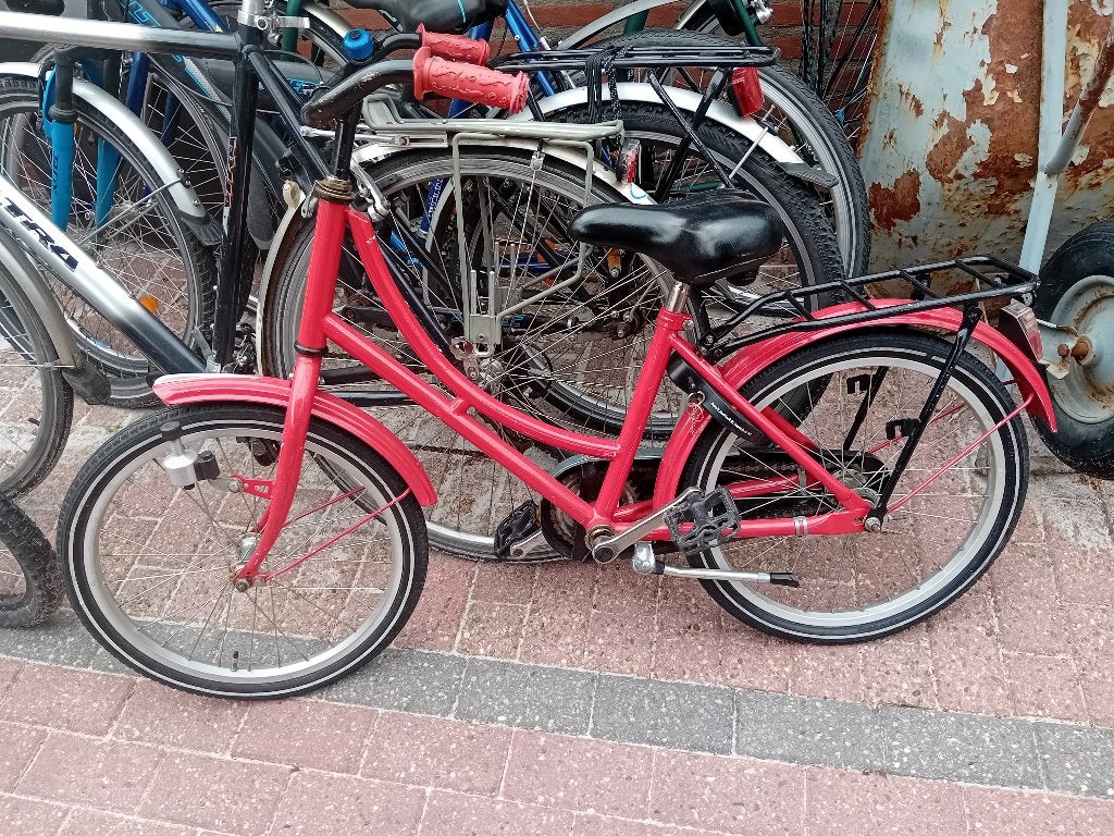 20 inch omafiets, Ophalen, Gebruikt, Terugtraprem, 20 inch