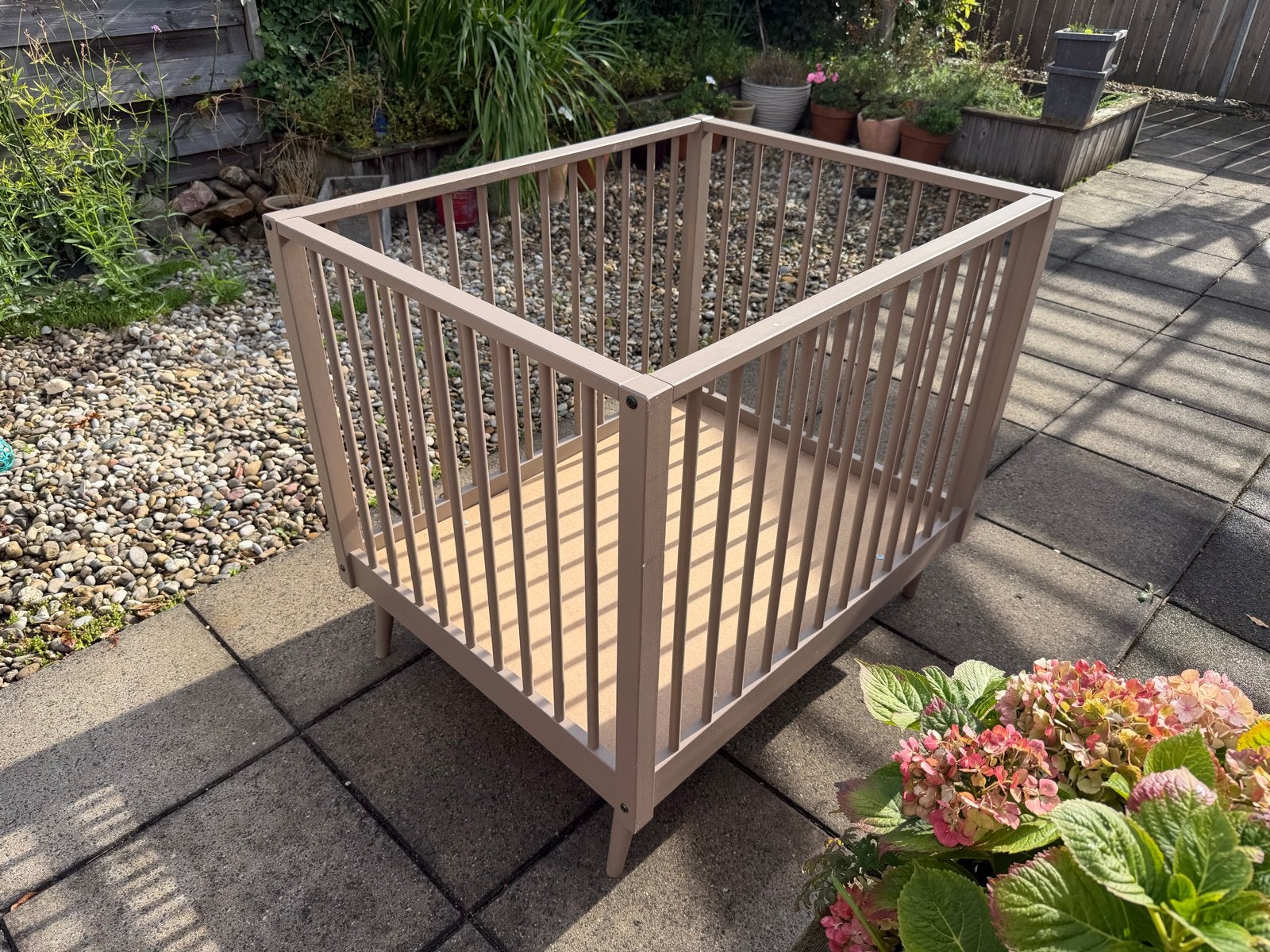 Babybox 120/60 met gebruikssporen, Ophalen of Verzenden, Gebruikt, Rechthoekig