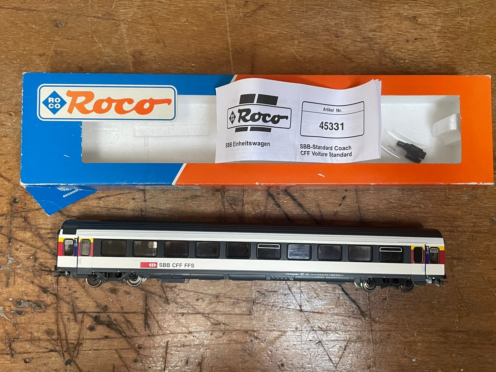 Roco 45331 SBB rijtuig EW IV, 1e Klasse H0, Gelijkstroom, Wagon, Ophalen of Verzenden, Zo goed als nieuw