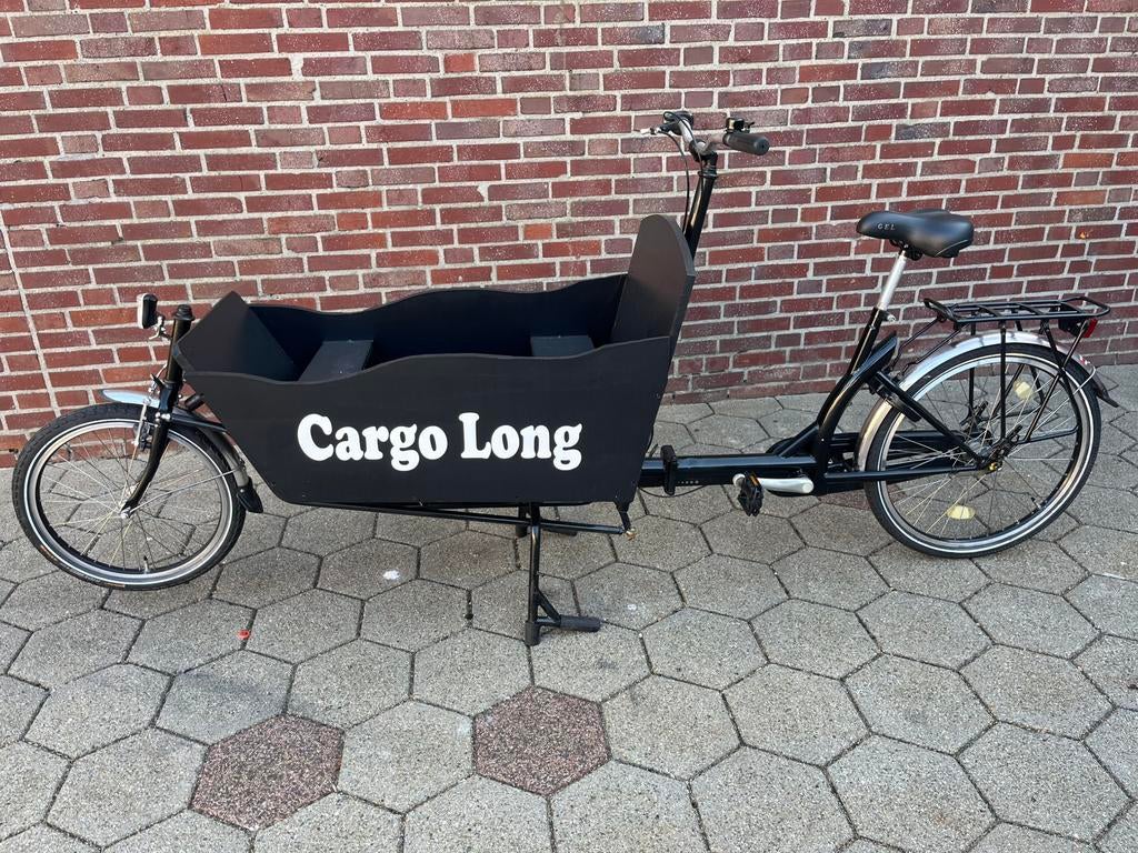 Bakfiets 2 wieler Cargo Long Nieuwstaat, Ophalen, Zo goed als nieuw
