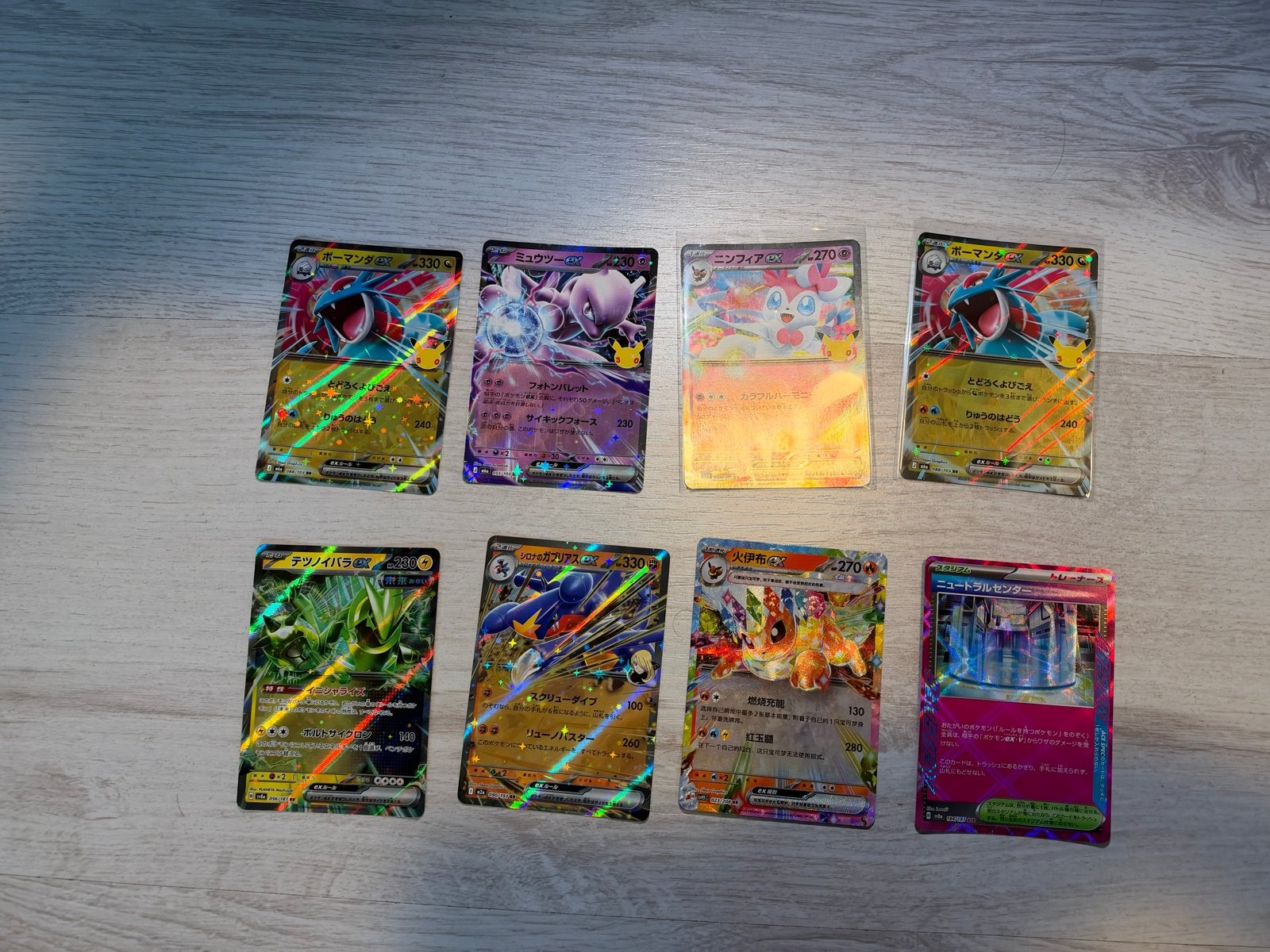 Japanse/Chinese Pokémon EX kaarten mix, Hobby en Vrije tijd, Ophalen of Verzenden, Gebruikt, Meerdere kaarten, Foil