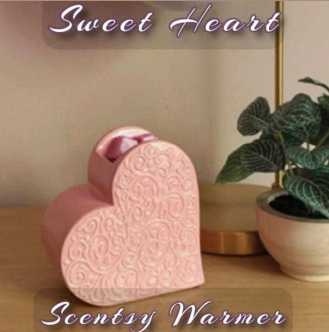 Scentsy Sweet Heart Warmer - Roze Hartvormige Geurbrander, Verzenden, Nieuw, Roze, Modern