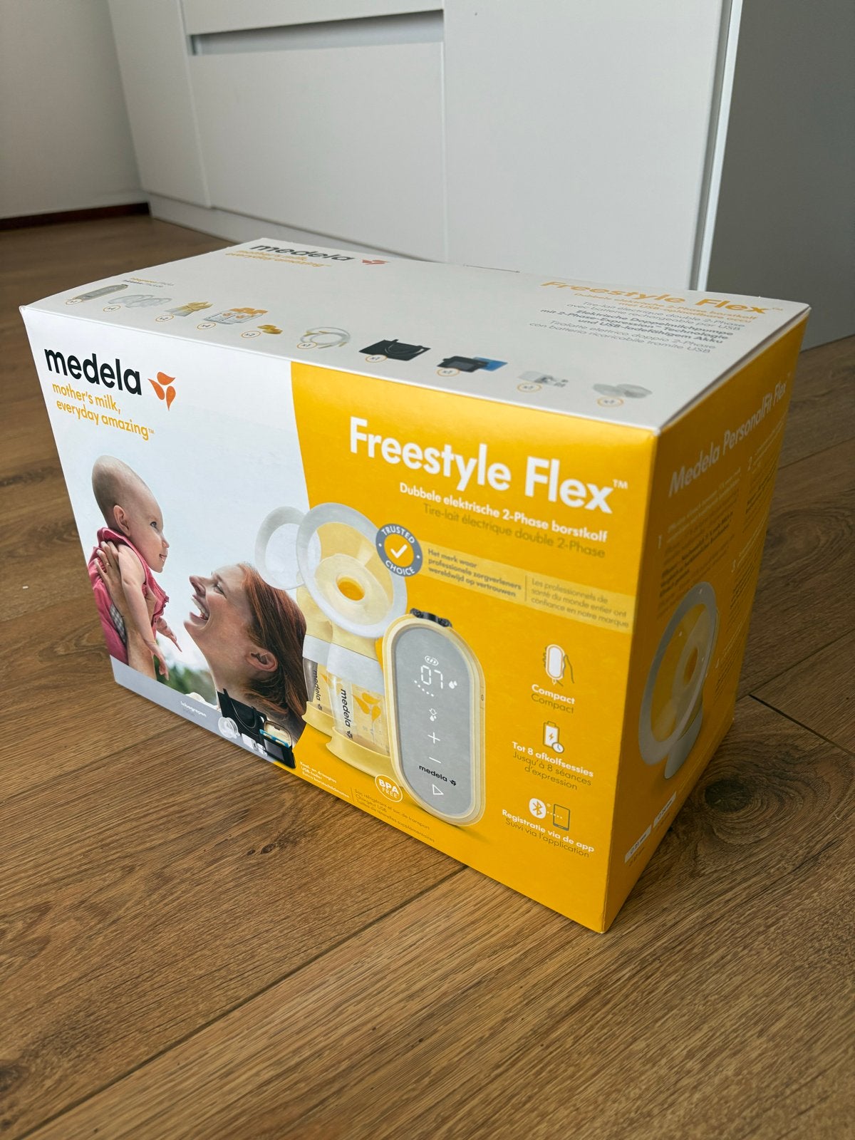 Medela Freestyle Flex Dubbele Elektrische Borstkolf, Ophalen of Verzenden, Zo goed als nieuw
