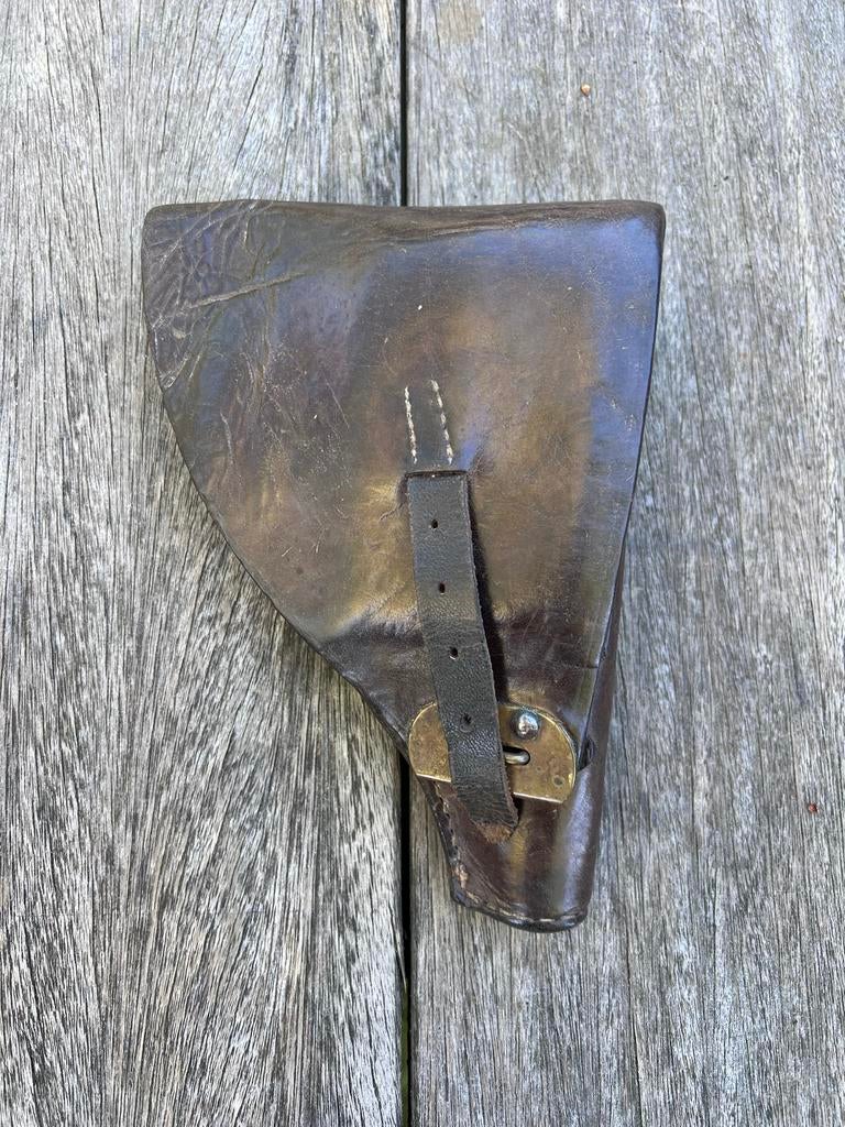 Zeldzaam leren Nederlands holster FN M25, Ophalen of Verzenden, Overige soorten, Overige gebieden, Overige typen