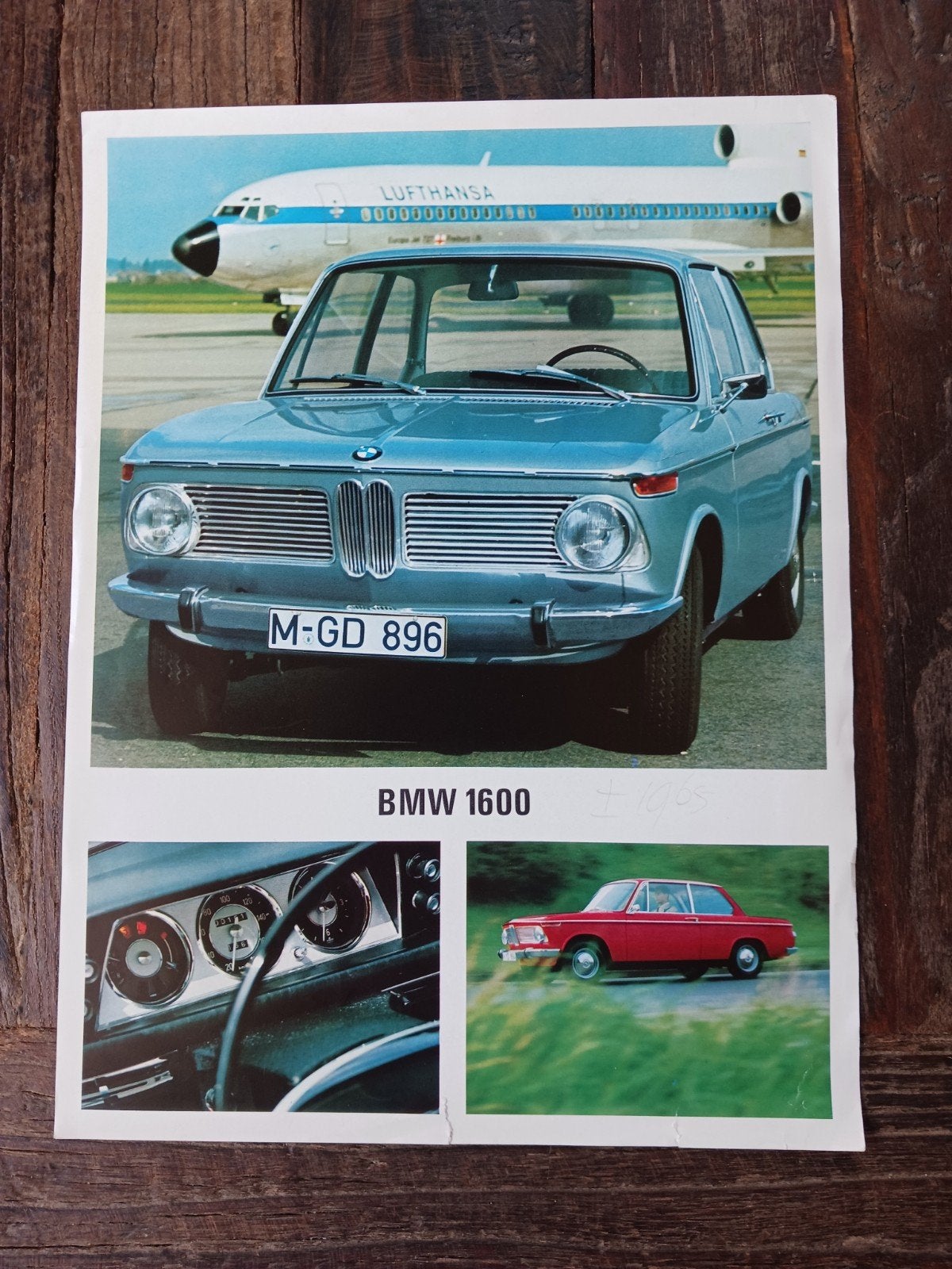 BMW 1600 folder +/- 1965, Ophalen of Verzenden, Gelezen, BMW