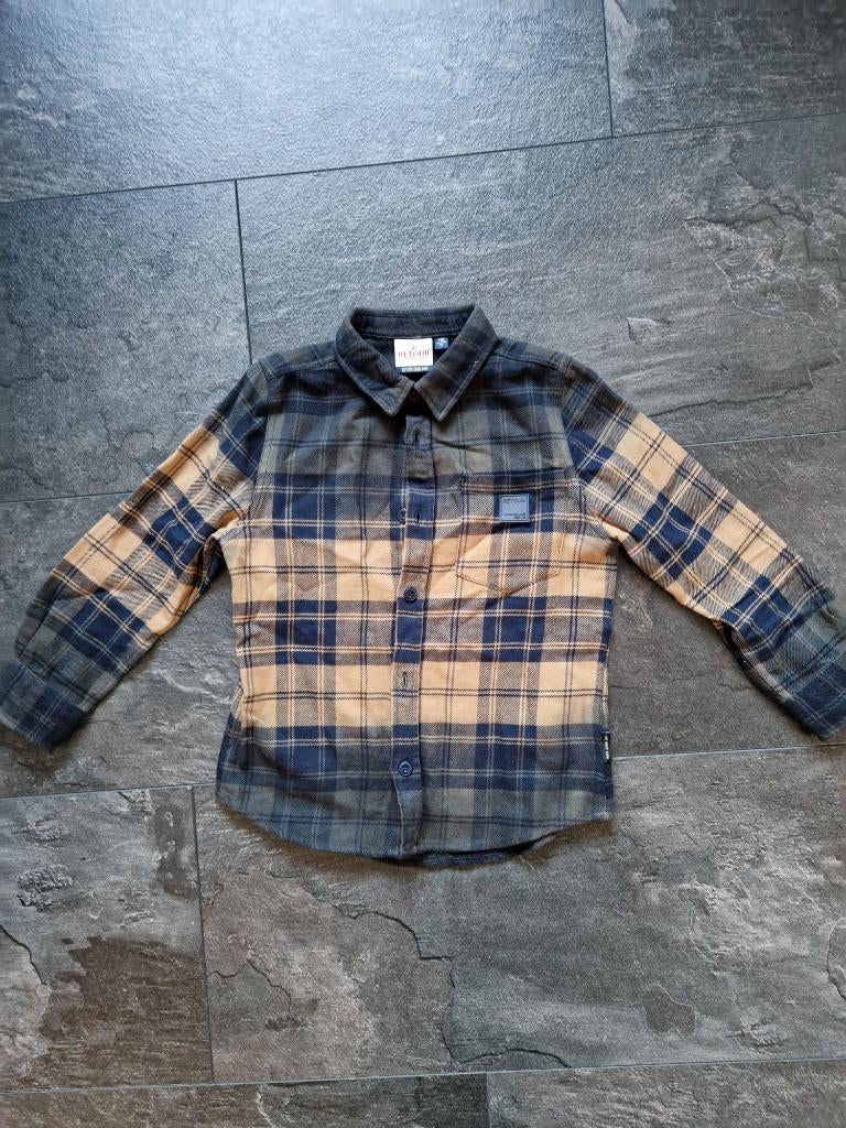 Retour Overhemd maat 116 (6), Kinderen en Baby's, Kinderkleding | Maat 116, Overhemd of Blouse, Ophalen of Verzenden, Zo goed als nieuw