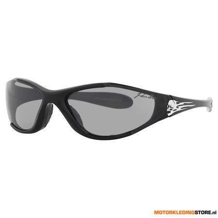 John Doe Memphis Skull zonnebril, Zwart, Motoren, Ophalen of Verzenden, Nieuw met kaartje