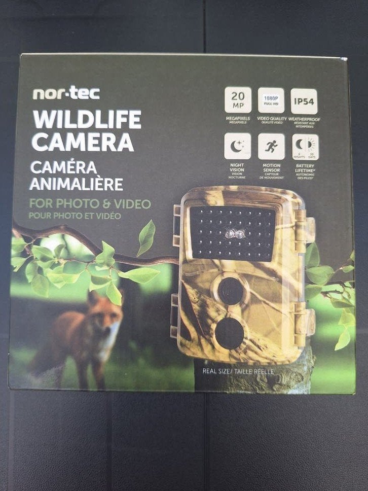 Wildlife Camera 20MP Full HD Nieuw incl. geheugenkaart 32GB, Overige merken, Full HD, Nieuw, Geheugenkaart