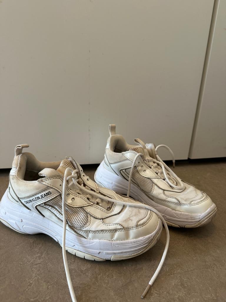 Calvin klein shoes, Kleding | Dames, Wit, Ophalen of Verzenden, Sneakers of Gympen, Gedragen