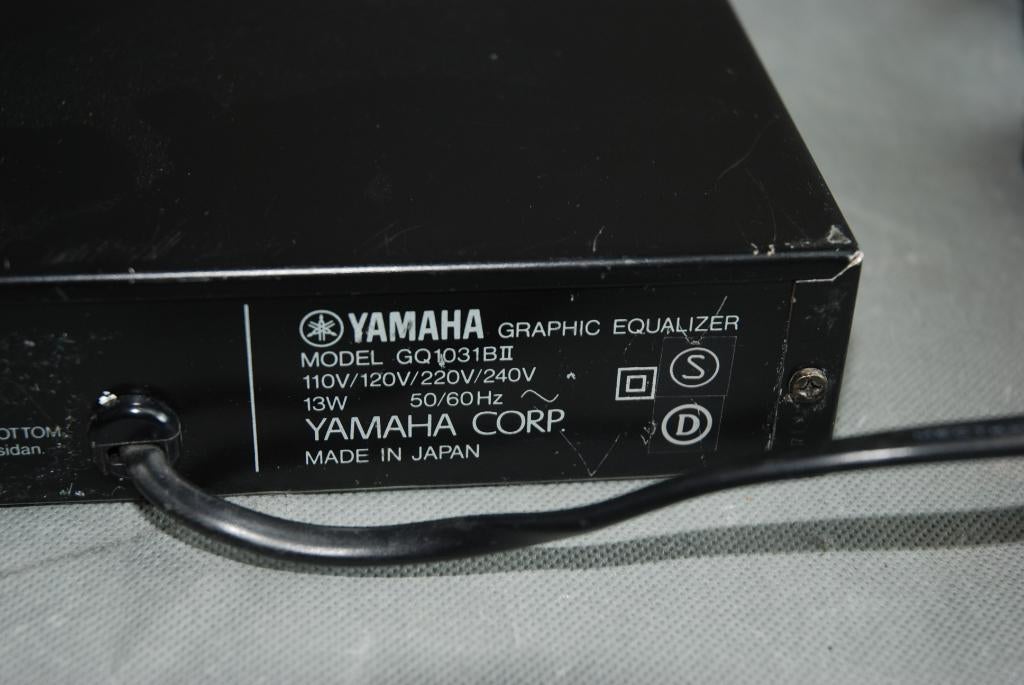 Yamaha Equalizer 31 bands GQ1031II   <24240340>, Muziek en Instrumenten, Instrumenten | Onderdelen, Gebruikt, ., Drums of Percussie