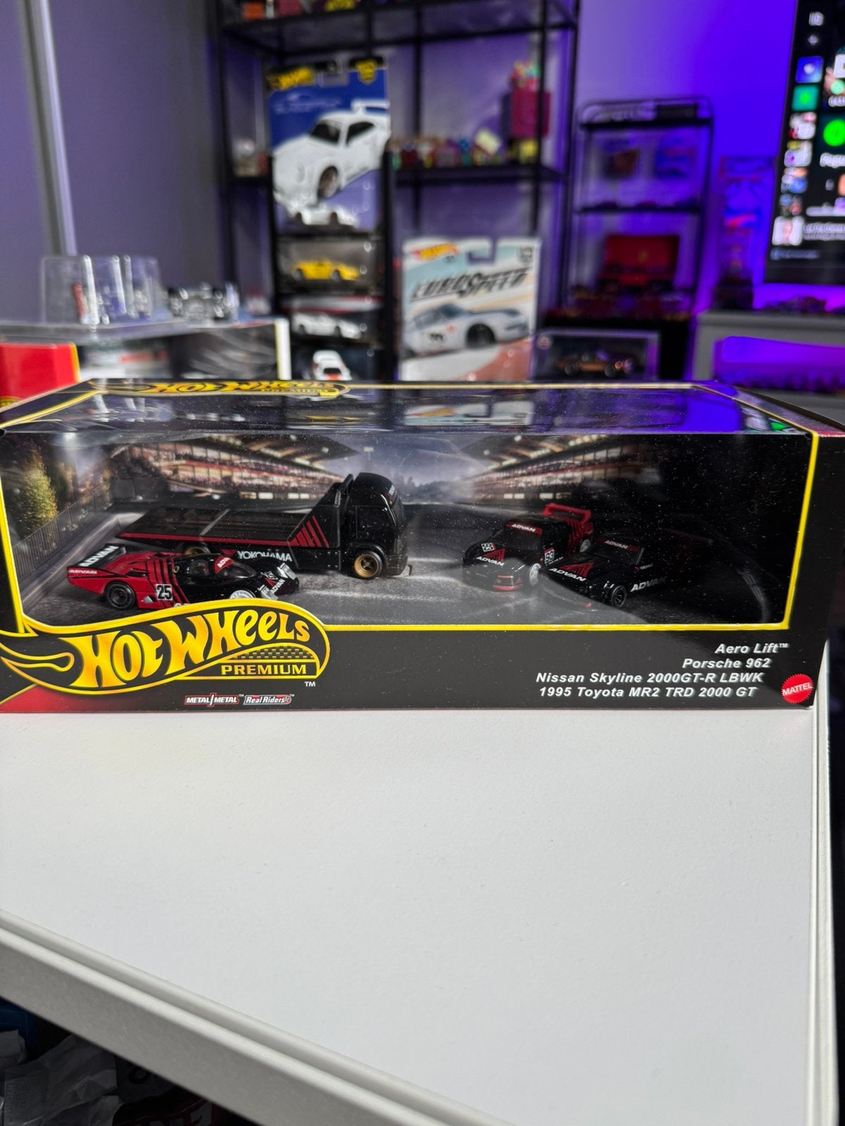Hot Wheels Diorama Advan, Ophalen of Verzenden, Zo goed als nieuw