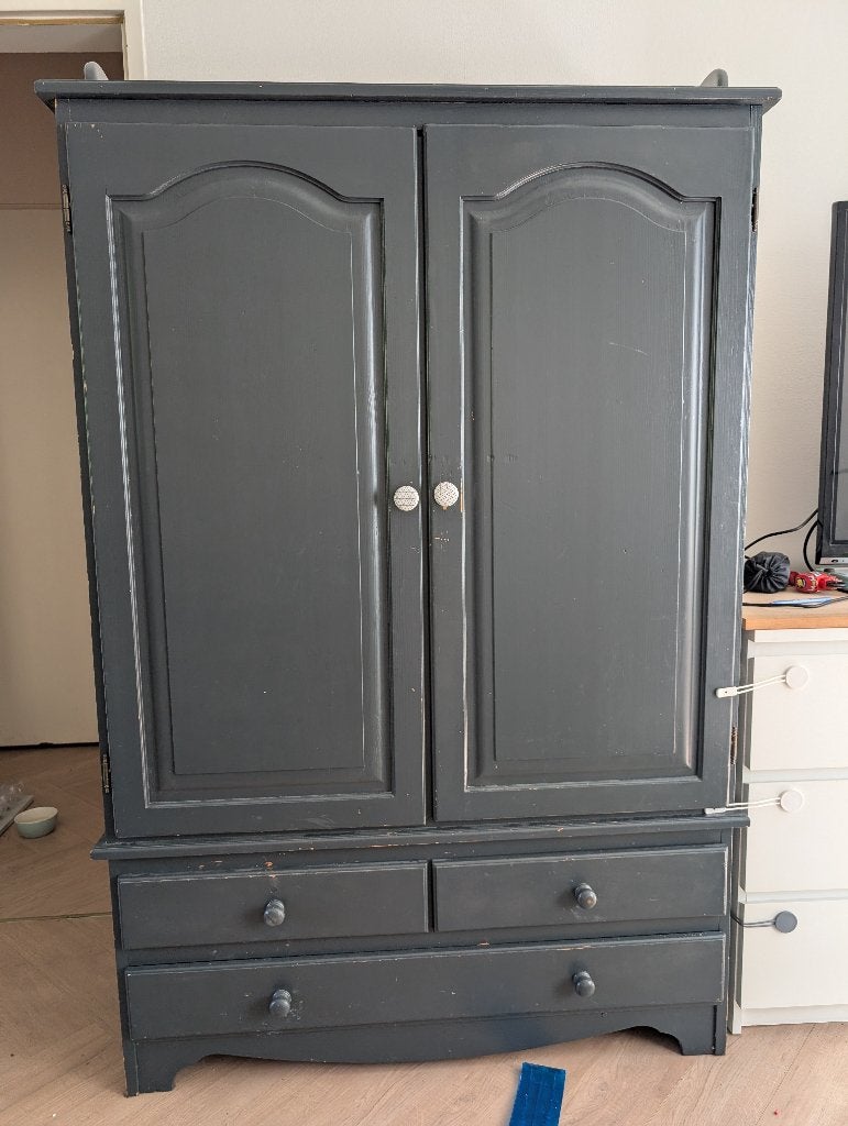 Kast, Huis en Inrichting, Kasten | Kledingkasten, Ophalen, Gebruikt, 100 tot 150 cm, 150 tot 200 cm