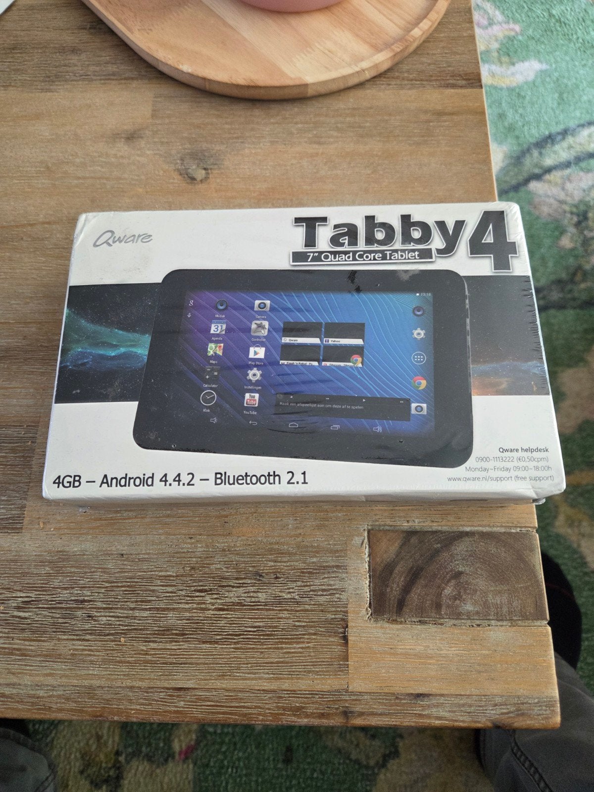 Qwared Tabby 4 - 7 inch Quad Core Bluetooth Tablet PC, Usb-aansluiting, Qware, Nieuw, Ophalen of Verzenden