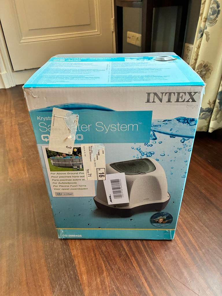 Intex QS400 Krystal Clear Zoutwatersysteem, Ophalen of Verzenden, Nieuw, Overige typen