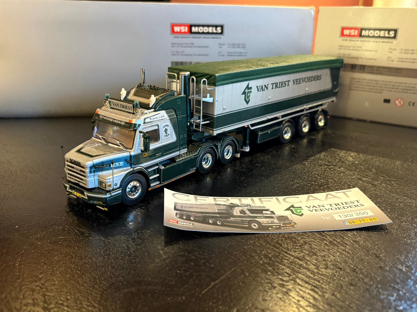 Wsi van Triest 143T, Hobby en Vrije tijd, Modelauto's | 1:50, Ophalen of Verzenden, Zo goed als nieuw, Bus of Vrachtwagen, Wsi
