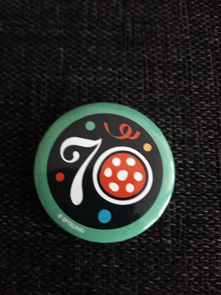 Efteling button 70-jarig jubileum, Ophalen of Verzenden, Nieuw, Beeldje of Poppetje