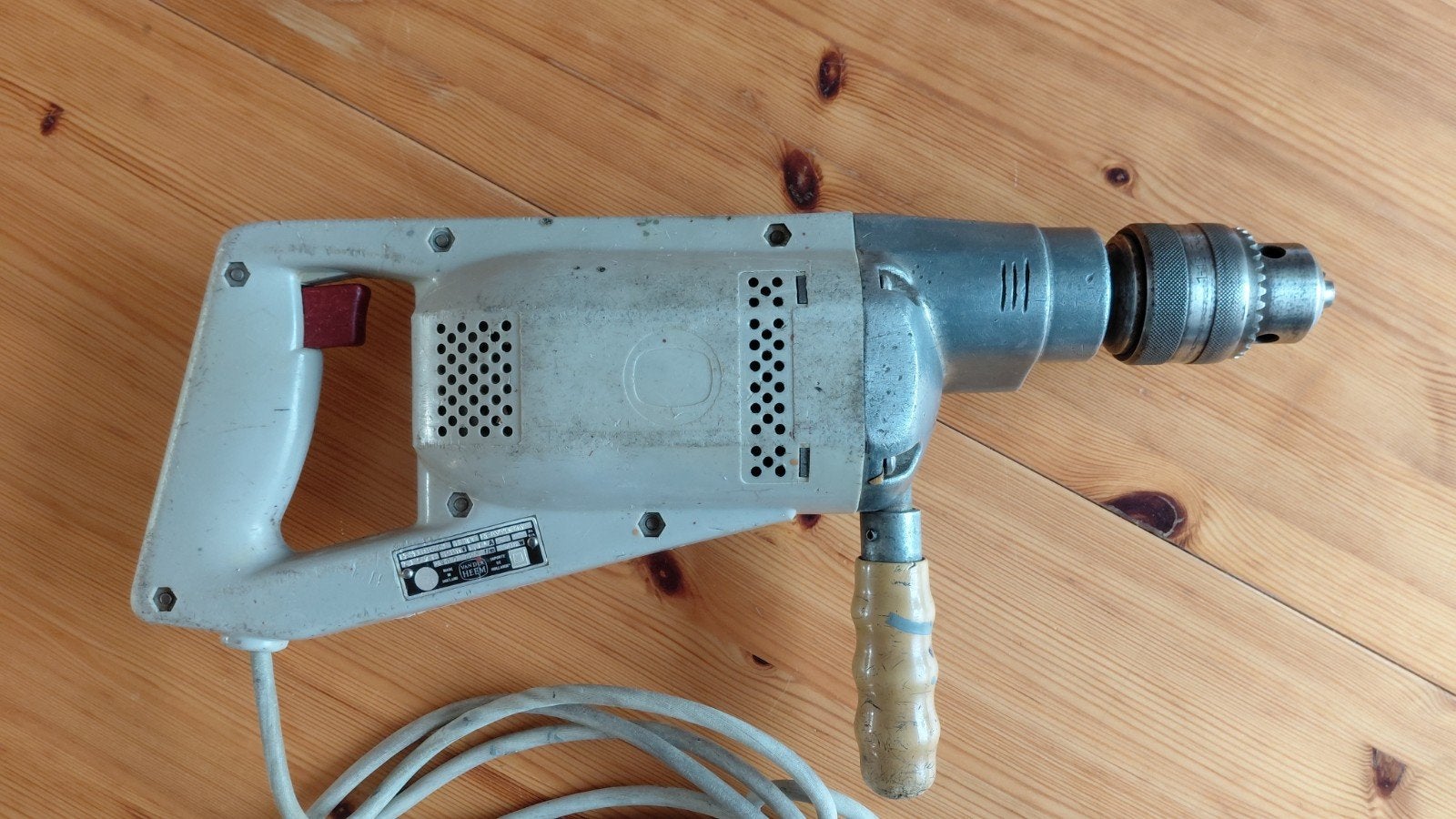 Van der Heem Boormachine HBM103  - Vintage en Functioneel, Ophalen of Verzenden, Gebruikt, Minder dan 400 watt, Boormachine