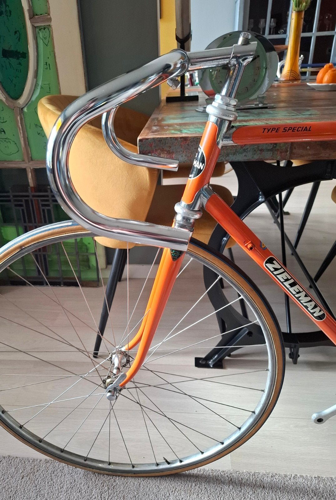 Nitto Njs Nos baanfiets fixed sprint stuur + Titan stuurpen, Ophalen of Verzenden, Frame, Staal