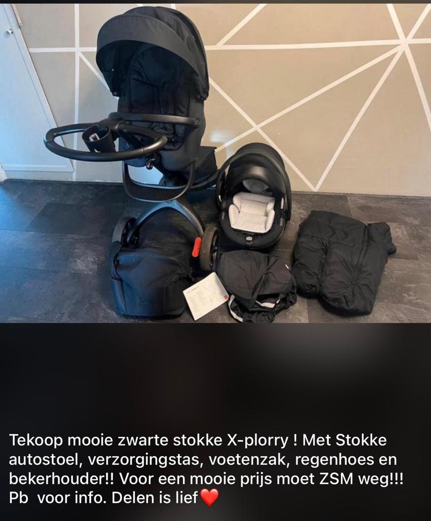 Stokke X plorry, Ophalen of Verzenden, Zo goed als nieuw, Overige merken
