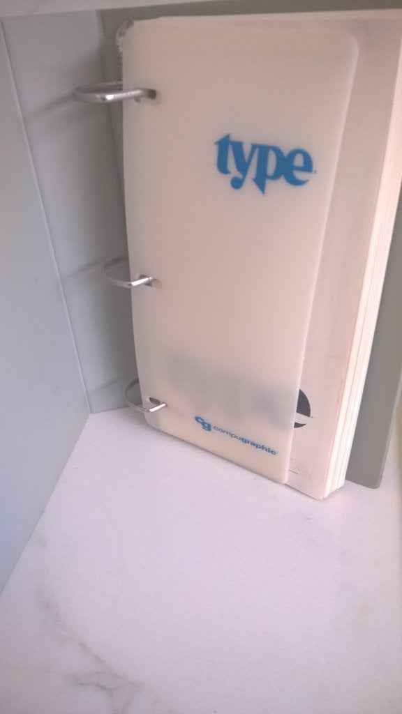 Type compugraphic- onneindig veel verschillende letter typen, Ophalen of Verzenden, Zo goed als nieuw