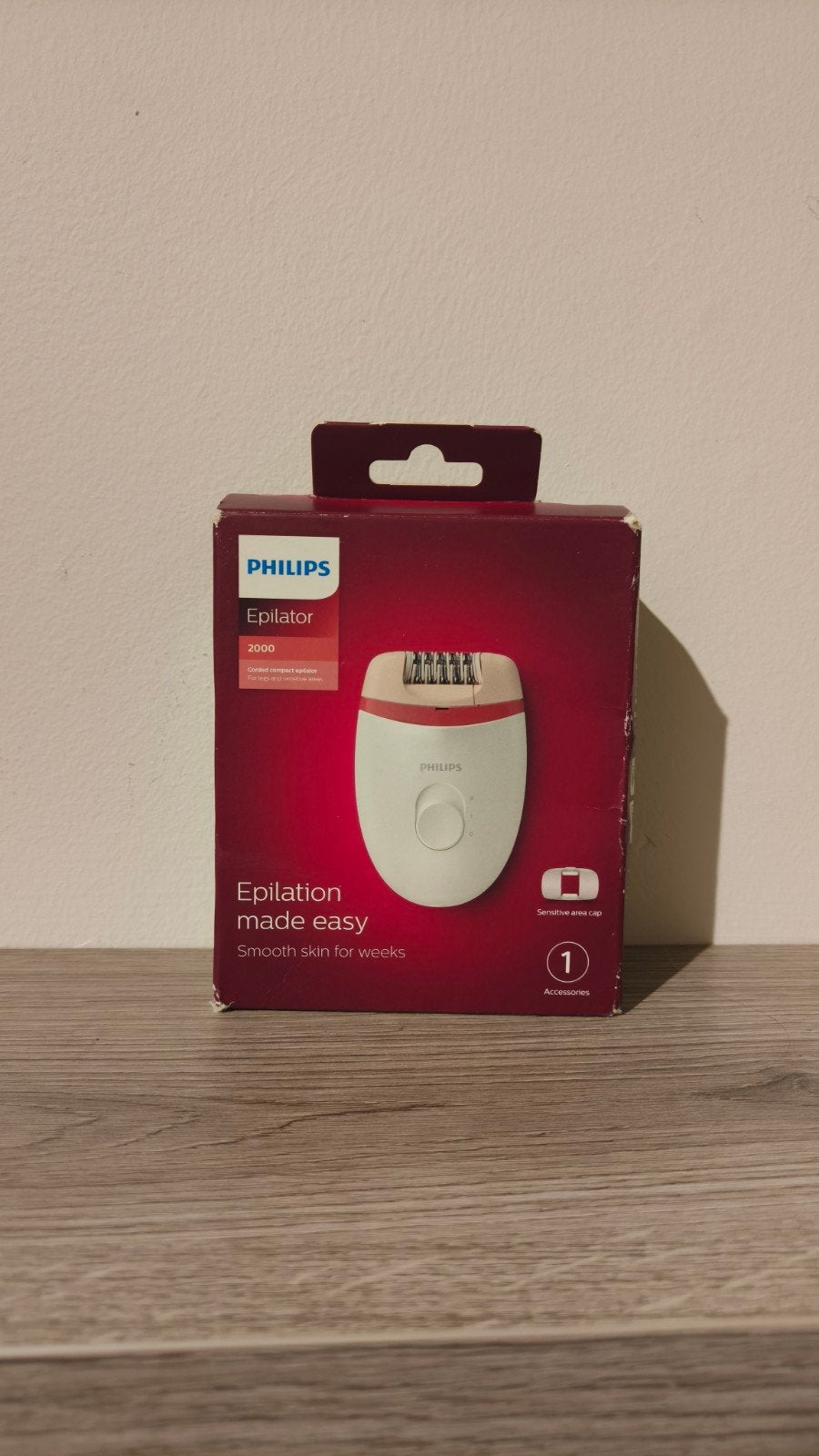Philips Epilator 2000 - Gladde huid wekenlang, Witgoed en Apparatuur, Persoonlijke-verzorgingsapparatuur, Verzenden, Zo goed als nieuw