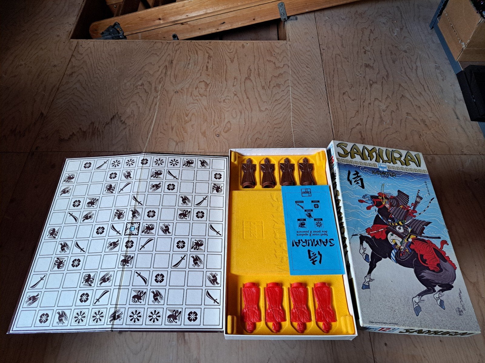 Samurai Bordspel - Compleet en in goede staat, Drie of vier spelers, Ophalen of Verzenden, Gebruikt, Hans im Glück