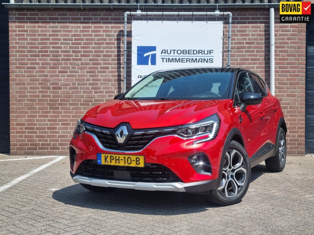 Renault CAPTUR 1.3 TCe 140 Intens Mild Hybrid, Auto's, Renault, Gebruikt, 4 cilinders, Leder en Stof, Bedrijf