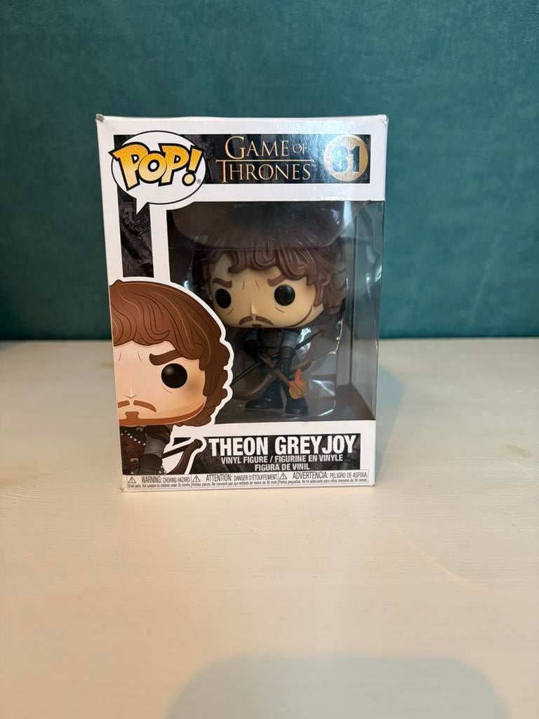Funko Pop Game Of Thrones, Theon Greyjoy, Verzamelen, Ophalen of Verzenden, Zo goed als nieuw