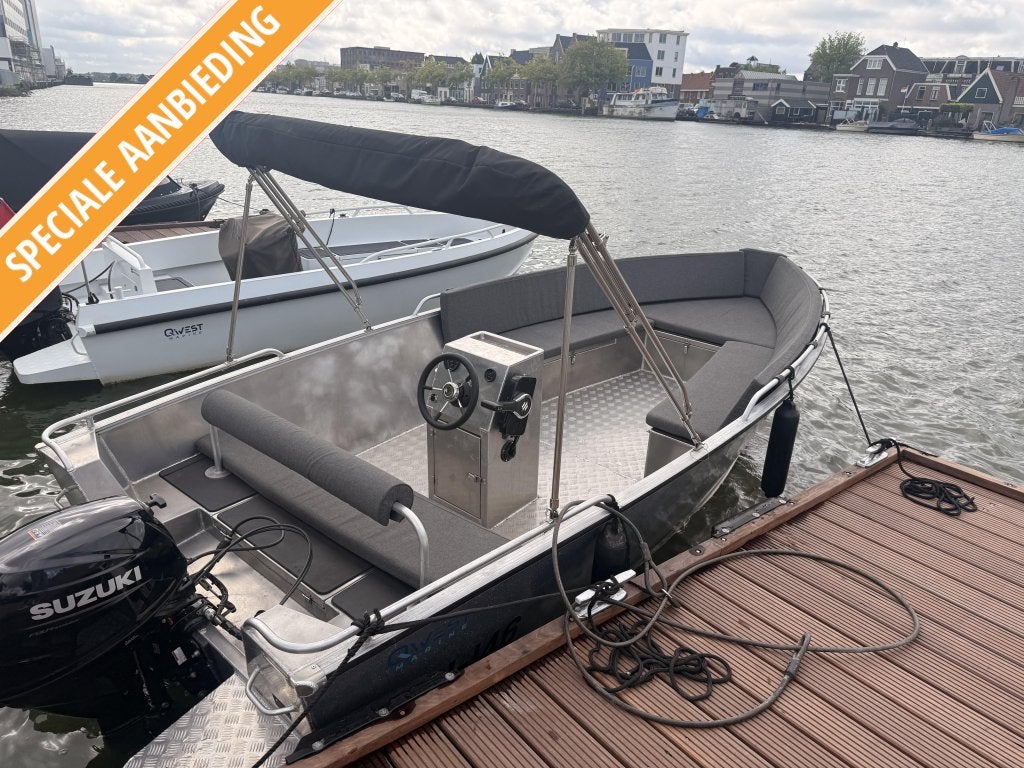 Qwest R500 met 30 PK Suzuki, Watersport en Boten, Niet ingevuld, Overige merken, Gebruikt, Niet ingevuld