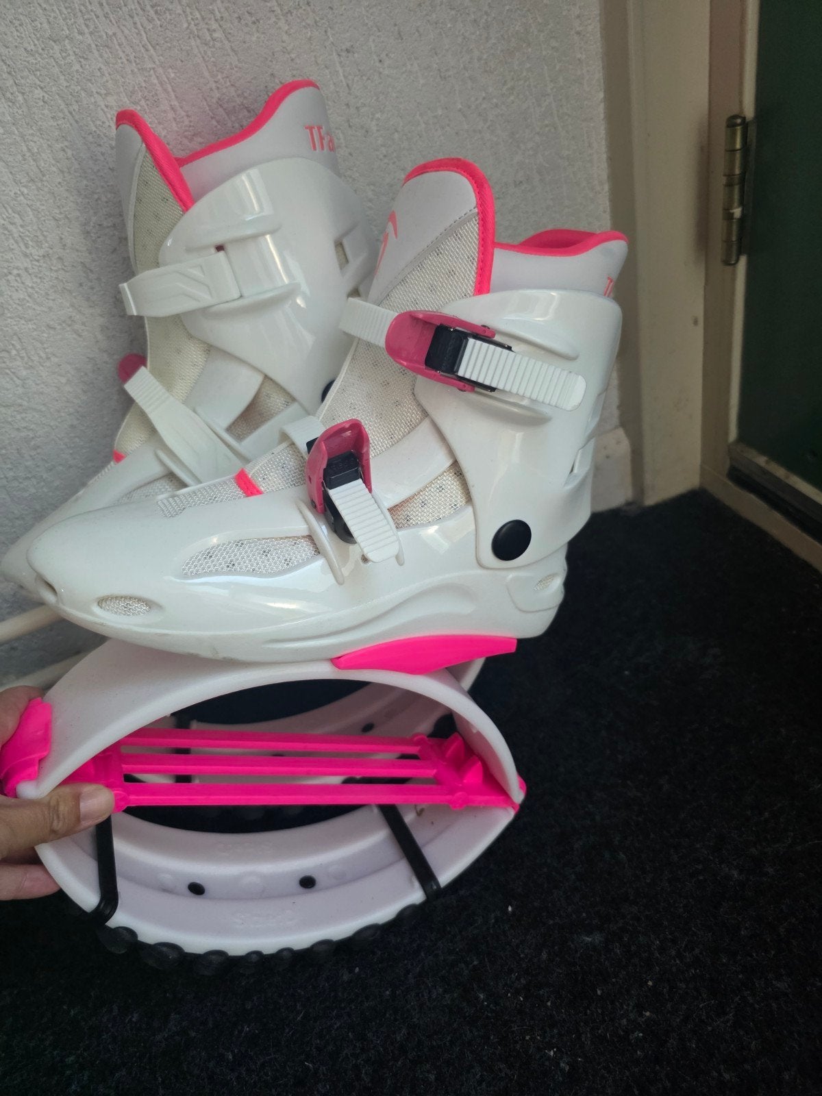 Kangoo Jumps spring schoenen wit/roze (maat 38-40), Ophalen of Verzenden, Zo goed als nieuw